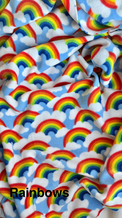 Patterned Fleece Onesies