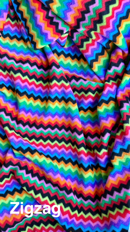 Patterned Fleece Onesies