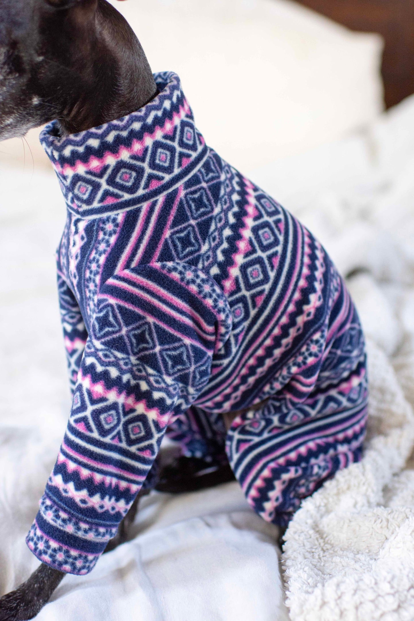 Patterned Fleece Onesies